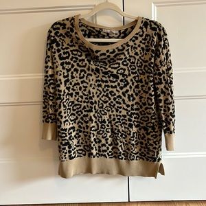 Banana Republic leopard print sweater